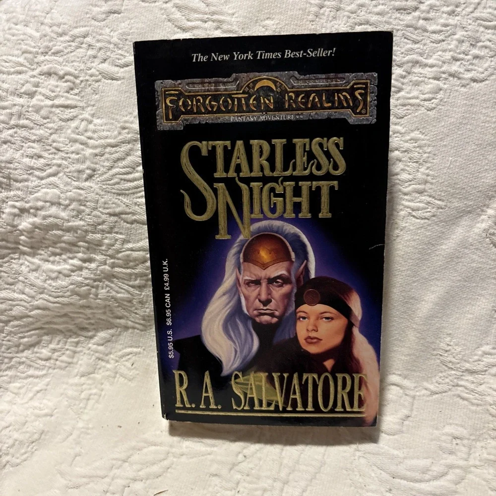 R.A. Salvatore Forgotten Realms Starless Night softcover novel